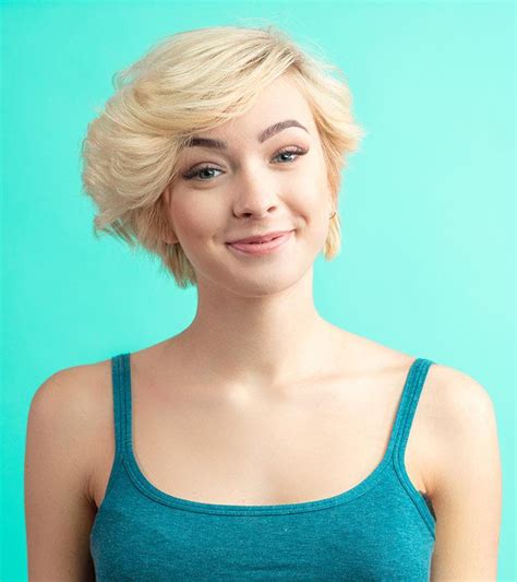 nude short hair blonde|Short Blonde Hair Porn Pics & Naked Photos